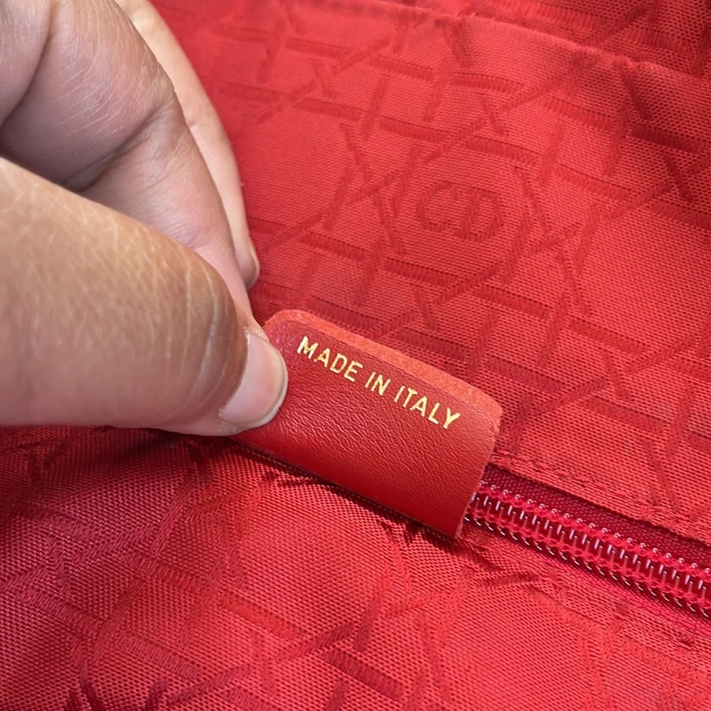 Christian Dior Black Nylon Cannage Lady Dior Boston Bag - Picture 9 of 14